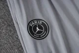 26-27 PSG White Gray Half Pull Tracksuit #B26032(半拉链)