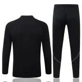 26-27 PSG Black Half Pull Tracksuit #B26033(半拉链)