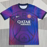 26-27 PSG Purple Blue Fans Training shirts
