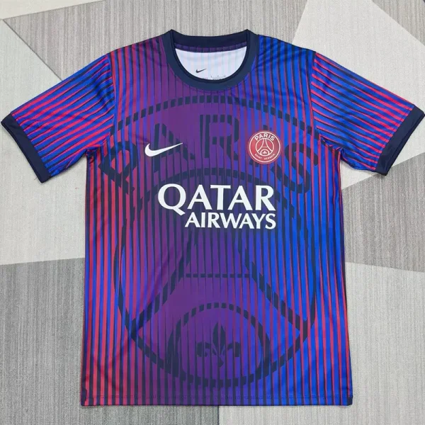 26-27 PSG Purple Blue Fans Training shirts