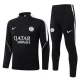 26-27 PSG Black Half Pull Tracksuit #B26033(半拉链)