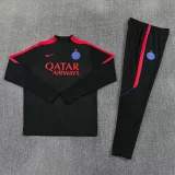 26-27 PSG Black Half Pull Tracksuit (半拉链)