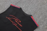 26-27 PSG Black Tank top and shorts suit #D26050