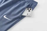 26-27 PSG Grey Blue Hoodie Jacket Tracksuit #01