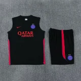26-27 PSG Black Tank top and shorts suit