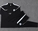 26-27 PSG Black Half Pull Tracksuit #B26033(半拉链)