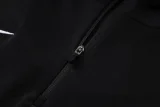 26-27 PSG Black Half Pull Tracksuit #B26033(半拉链)