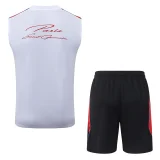 26-27 PSG White Tank top and shorts suit #D26039
