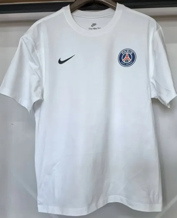 26-27 PSG White High Quality Casual T-Shirt