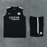 26-27 PSG Black Tank top and shorts suit