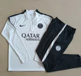 26-27 PSG White Half Pull Tracksuit #B26029(半拉链)