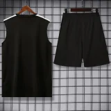 26-27 PSG Black Tank top and shorts suit