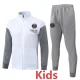 26-27 PSG White Kids Jacket Tracksuit #E26038(童装)