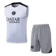 26-27 PSG White Tank top and shorts suit #D26027
