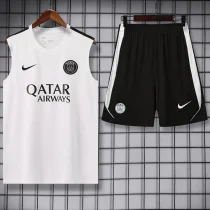 26-27 PSG White Tank top and shorts suit