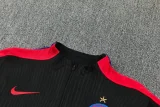 26-27 PSG Black Half Pull Tracksuit (半拉链)