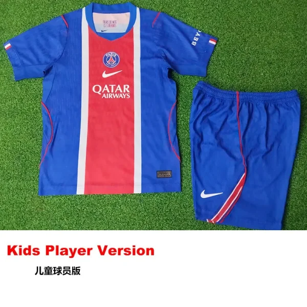 26-27 PSG Home Kids Player Version Soccer Jersey (球员童装)