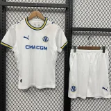26-27 Marseille Home Kids Soccer Jersey