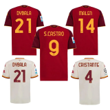 26-27 Roma Away Fans Soccer Jersey