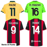 26-27 ACM Home Player Version Soccer Jersey