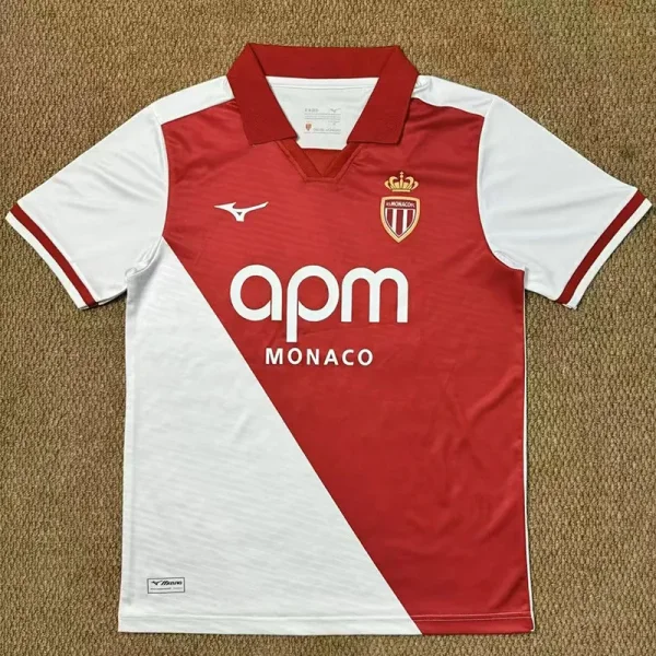 26-27 Monaco Home Fans Soccer Jersey