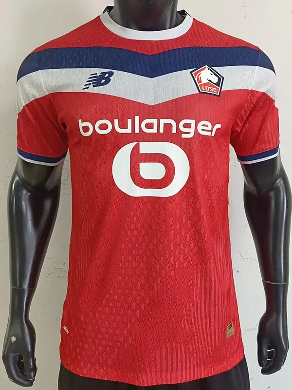 26-27 Lille Home Player Version Soccer Jersey