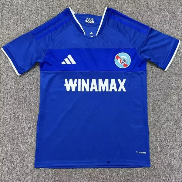 26-27 Strasbourg Home Fans Soccer Jersey