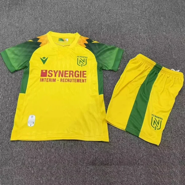 26-27 Nantes Home Kids Soccer Jersey