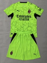 26-27 ACM Green Goalkeeper Kids Soccer Jersey
