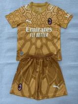 26-27 ACM Yellow Goalkeeper Kids Soccer Jersey