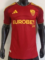 26-27 Roma Home Player Version Soccer Jersey