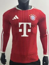 26-27 Bayern Home Long Sleeve Player Version Soccer Jersey (长袖球员)