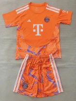 26-27 Bayern Orange Goalkeeper Kids Soccer Jersey