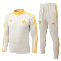 26-27 Bayern Khaki Half Pull Tracksuit #B26077(半拉链)