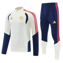 26-27 Bayern Khaki Half Pull Tracksuit (半拉链)
