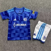 26-27 Schalke 04 Home Kids Soccer Jersey