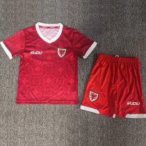 26-27 Wales Red Kids Soccer Jersey (Su-du)