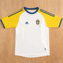 2002 Sweden Away Retro Soccer Jersey