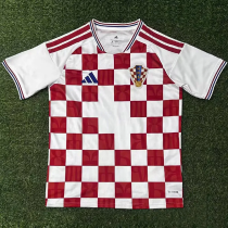 26-27 Croatia Red Fans Soccer Jersey (ad)