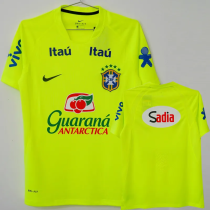 2020 Brazil Fluorescent green Training shirts