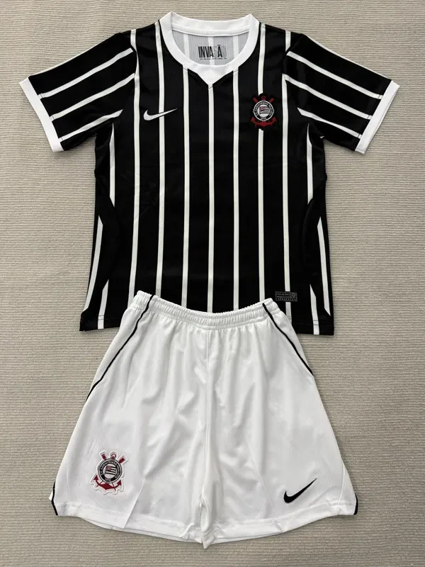 26-27 Corinthians Away Kids Soccer Jersey