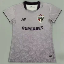 26-27 Sao Paulo Grey Purple Women Soccer Jersey (女)