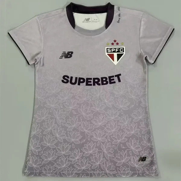 26-27 Sao Paulo Grey Purple Women Soccer Jersey (女)