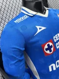 26-27 Cruz Azul Home Long Sleeve Player Version Soccer Jersey (长袖球员)