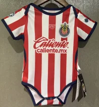 26-27 Chivas Guadalajara Home Baby Infant Crawl Suit