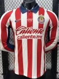 26-27 Chivas Guadalajara Home Long Sleeve Player Version Soccer Jersey (长袖球员)