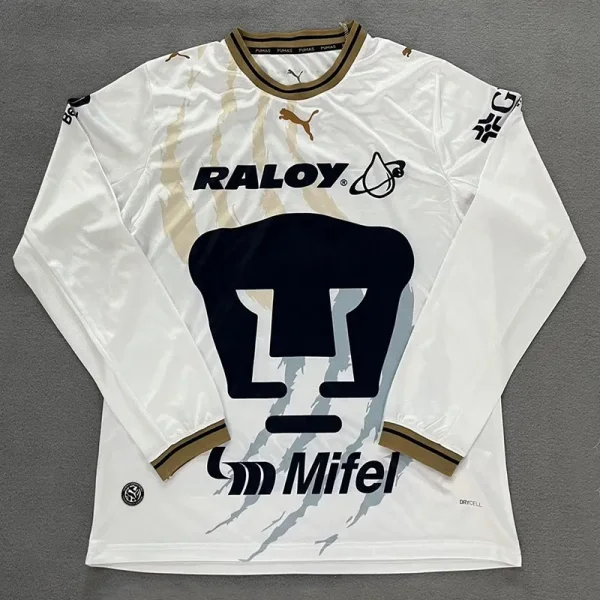 26-27 Pumas UNAM Home Long Sleeve Soccer Jersey (长袖)