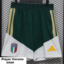 26-27 Italy Green White Player Version Shorts Pants(球员短裤)