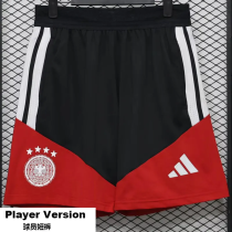 26-27 Germany Black Red Player Version Shorts Pants(球员短裤)
