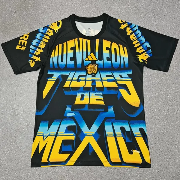 26-27 Tigres UANL Black blue Training shirts
